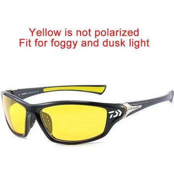 Gafas de sol masculinas DAIWA, polarizadas, para conducción y pesca, estuche rígido, unisex