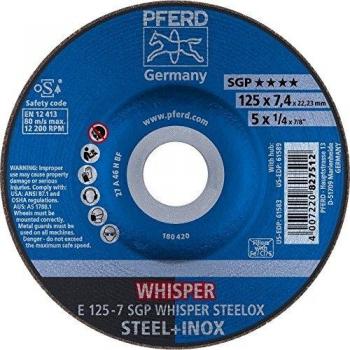 PFERD Schruppscheibe (Ébavurage) 125 mm – 10 pièces, acier inox