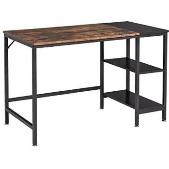 Home Office Writing Desk with Shelves