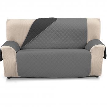 Tapa Sofá Reversible en Negro y Gris