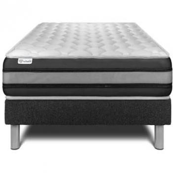 Vitalspring Zen Matelas Sommier Noir, 90x190 cm (déjà monté)