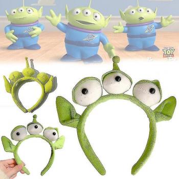 Diadema Alienígena con Ojos de Peluche