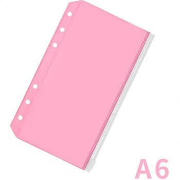 PVC A5/A6 File Folder with Zipper Pouch