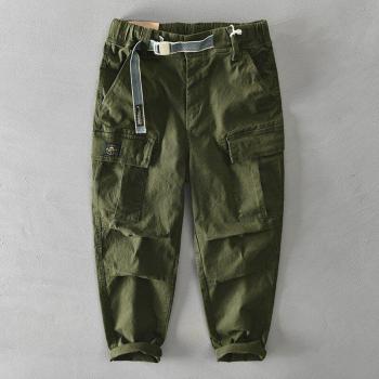 Pantalon à Poches Multiples – Salopette Verte Armée