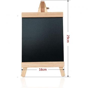 Folding Natural Wood Easel with Memo Board