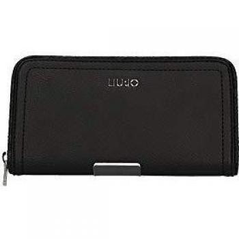 LIU JO Slim Black Wallet for Men & Women – AA0089E0221