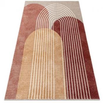 Tapis Terre Cuite Géométrique 200x290