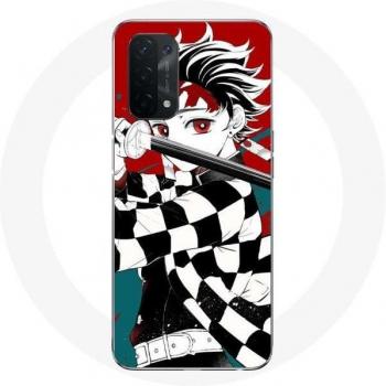 Gehäuse für Oppo A54 5G Demon Slayer Kimetsu no Yaiba Zeichentrickfigur