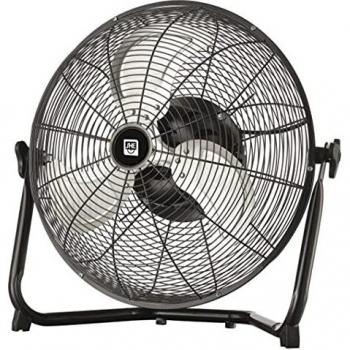 SHE Ventilator mit neigbarem Kopf, Schwarz