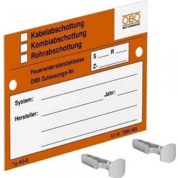 Fire Safety Wall Label KS-S DE