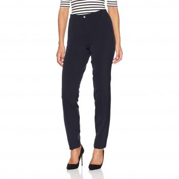 MAC Jeans Damen Anna Zip New Hose, Dunkelblau (Dark Blue 198), W40/L28