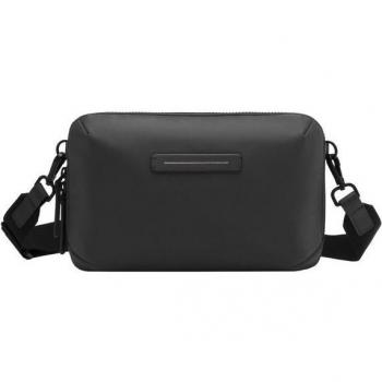 Horizn Gion Black Leather Shoulder Bag (27cm)