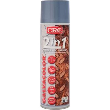 Anti Ruggine Crc Galvacolor 2‑in‑1 500 ml RAL 9010