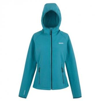 Regatta Women's Arec III Waterproof Softshell Jacket Navy Blue Size 16
