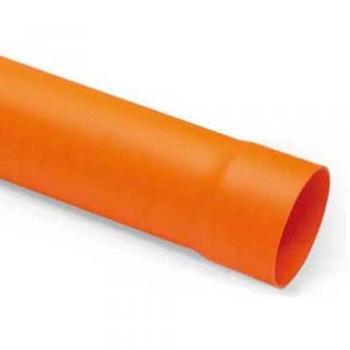 Tuyau PVC orange 80mm longueur 2m