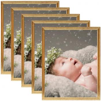 Golden Vista 5‑Piece Photo Frame Kit