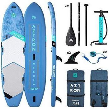 Supplémentaire: Stand up paddle AZTRON Nebula 12'10 Duo, 2 + 1, bleu