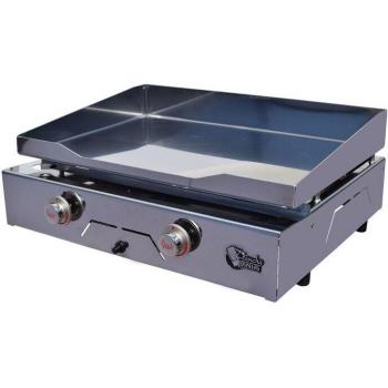 Plancha Tonio – Plancha à gaz SEVILLA 2 feu – Plaque et caisson inox – Modèle SE22R