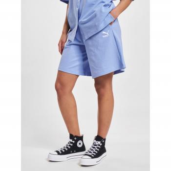 Puma Damen High Waist Shorts hellblau