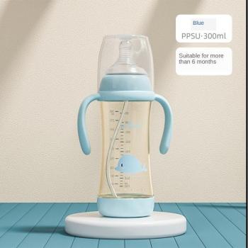Newborn Infant Feeding Bottle with Wide Caliber and Cute Design