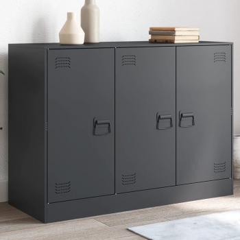 Anthracite Sideboard 99x39x73 cm Steel vidaXL