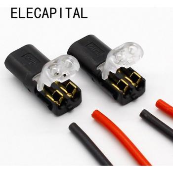 Connecteur de ruban LED à ressort, 2 pôles, 10 pièces, installation facile