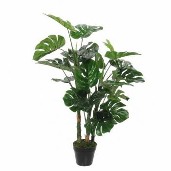 Plante artificielle Monstera en pot vert H100 D60