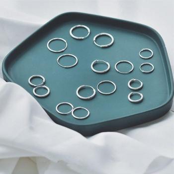 Aros Pequeños de Hueso 925