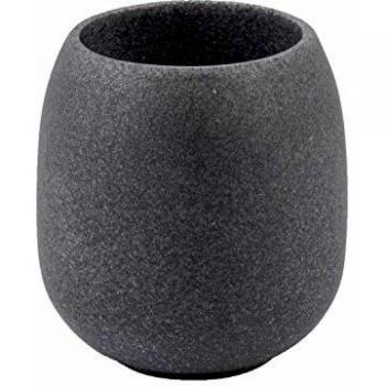 Bicchiere Porta Spazzolino Da Denti Moderno Metaform Grigio