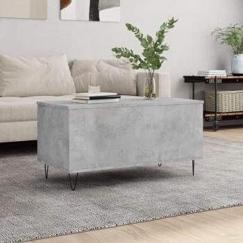 Table d’appoint béton gris 90×44,5×45 cm
