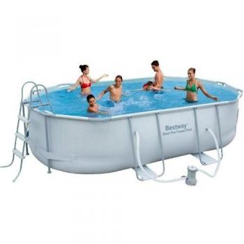 Piscina ovale con pompa 488x305x107