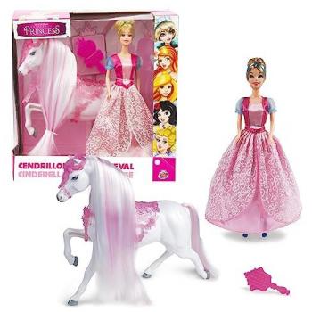 Royal Fairytale 30 cm – Poupée Cendrillon + Cheval et Accessoires