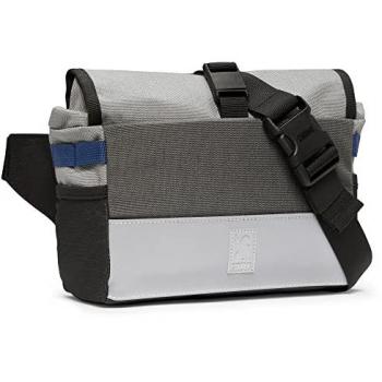 Chrome Doubletrack 5 l Lenkertasche – Weiß/Grün/Vogelblau
