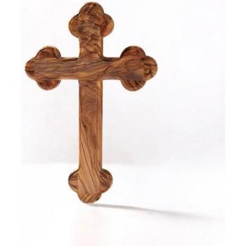 Kassis Olivenholz Kreuz zum Aufhängen