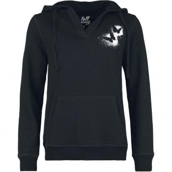 Hoodie negro con mariposa