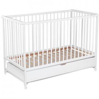 Maipo Baby Bed Convertible 60x120 – Somier Ajustable en 3 Posiciones y Cajón Oculto