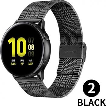Ersatz Edelstahlband 22mm/20mm für Samsung Galaxy Watch 3, Active 2, Gear S3