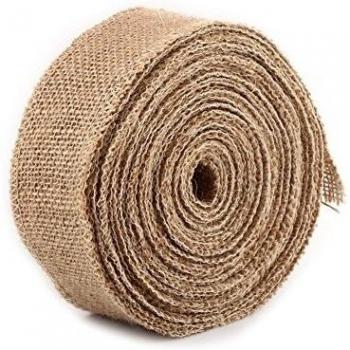 Rustic Jute Fabric Ribbon Roll