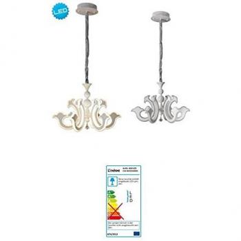 Lampe de Table à Manger Naeve Ludwig LED, Haute Forme, Blanc 2700 K