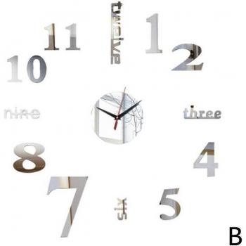 Pizarra de Reloj 3D para Sala y Oficina