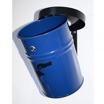 Wandabfallbehälter, 16 l, abschließbar, blau