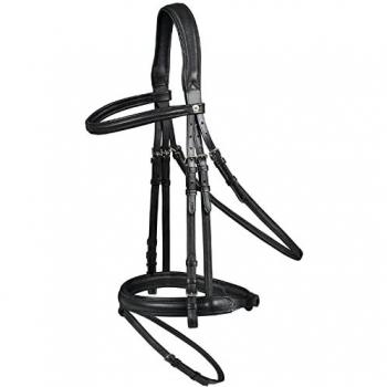 Pony X‑Line Supersoft Black Bridle