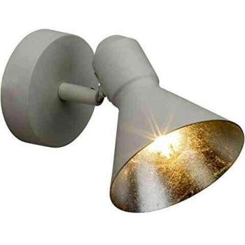 Azteka Wandspot von Brilliant Living weiß/silber