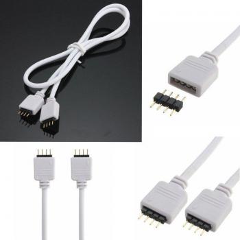 0,3/0,5/1/2/3/5 M 4-Pin Verlängerungskabel für RGB LED