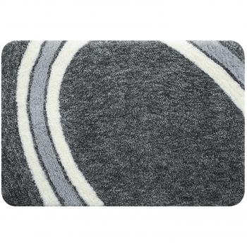 Spirella Tapis de Bain Microfibre Curve 55x65cm Gris