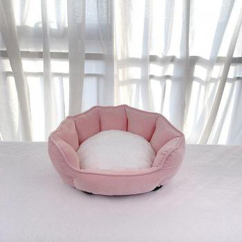 Repaire Confortable en Peluche pour Grands Chiens et Chiots