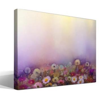 Pintura Floral 6 – Lienzo de Algodón Premium, Marco de Madera, 40x55 cm