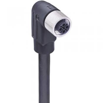 Lumberg Automation M12 Gewinkelter Sensor-/Aktor-Steckverbinder, konfektioniert, Schwarz, 5.0 m