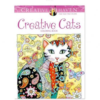 DIY Cat Art Therapy Coloring Book
