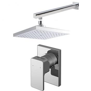 Manual Chrome Shower Valve & Arm Bundle